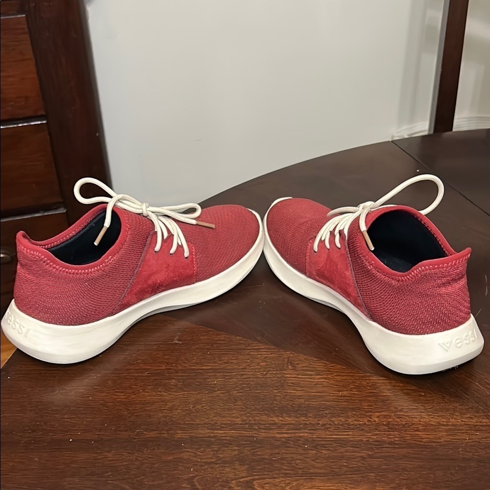 Vessi Maple Red on Off White Women’s Everyday Classic - Picture 14 of 15
